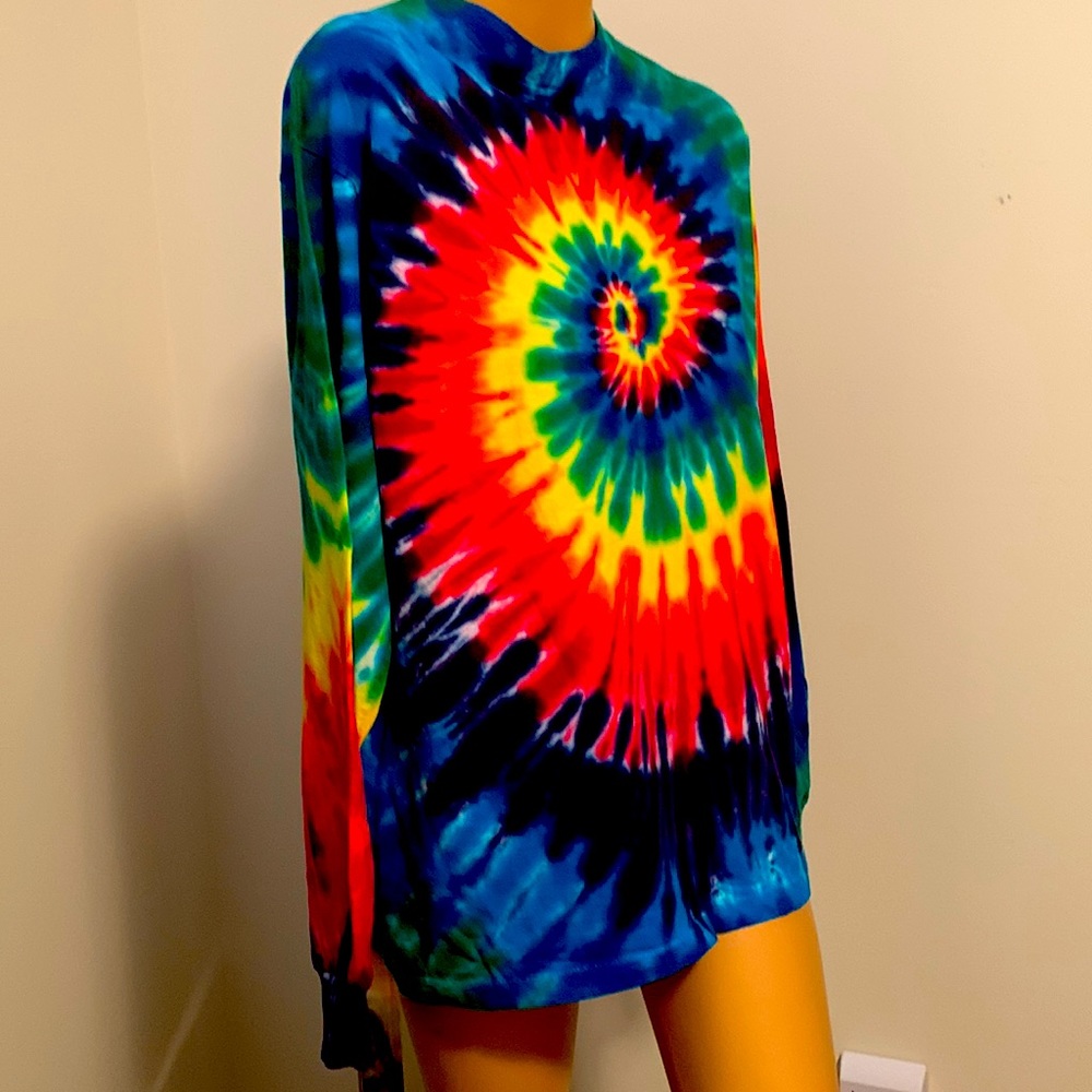 Artist made tye dye shirt L Woodstock Hippie